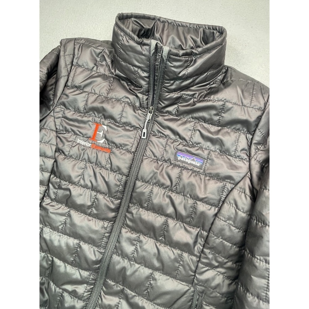Patagonia Nano Puff Jacket Women's M Black Insulated Zip Front Logo - Picture 3 of 11